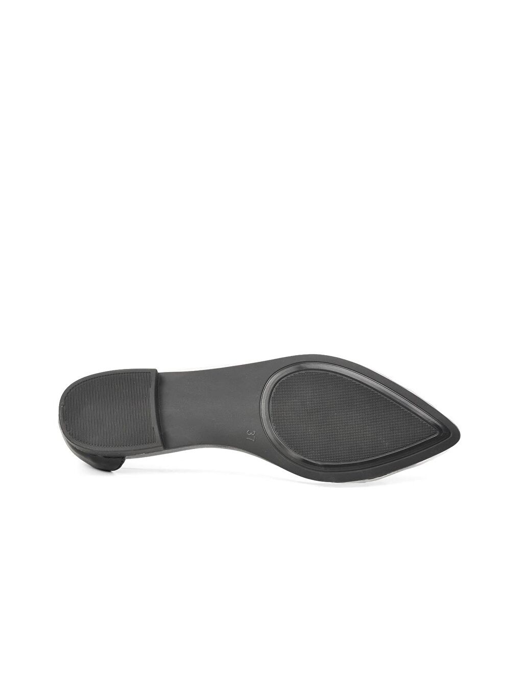 K305 Siyah Taşlı Şeffaf Kadın Günlük Ayakkabı-4