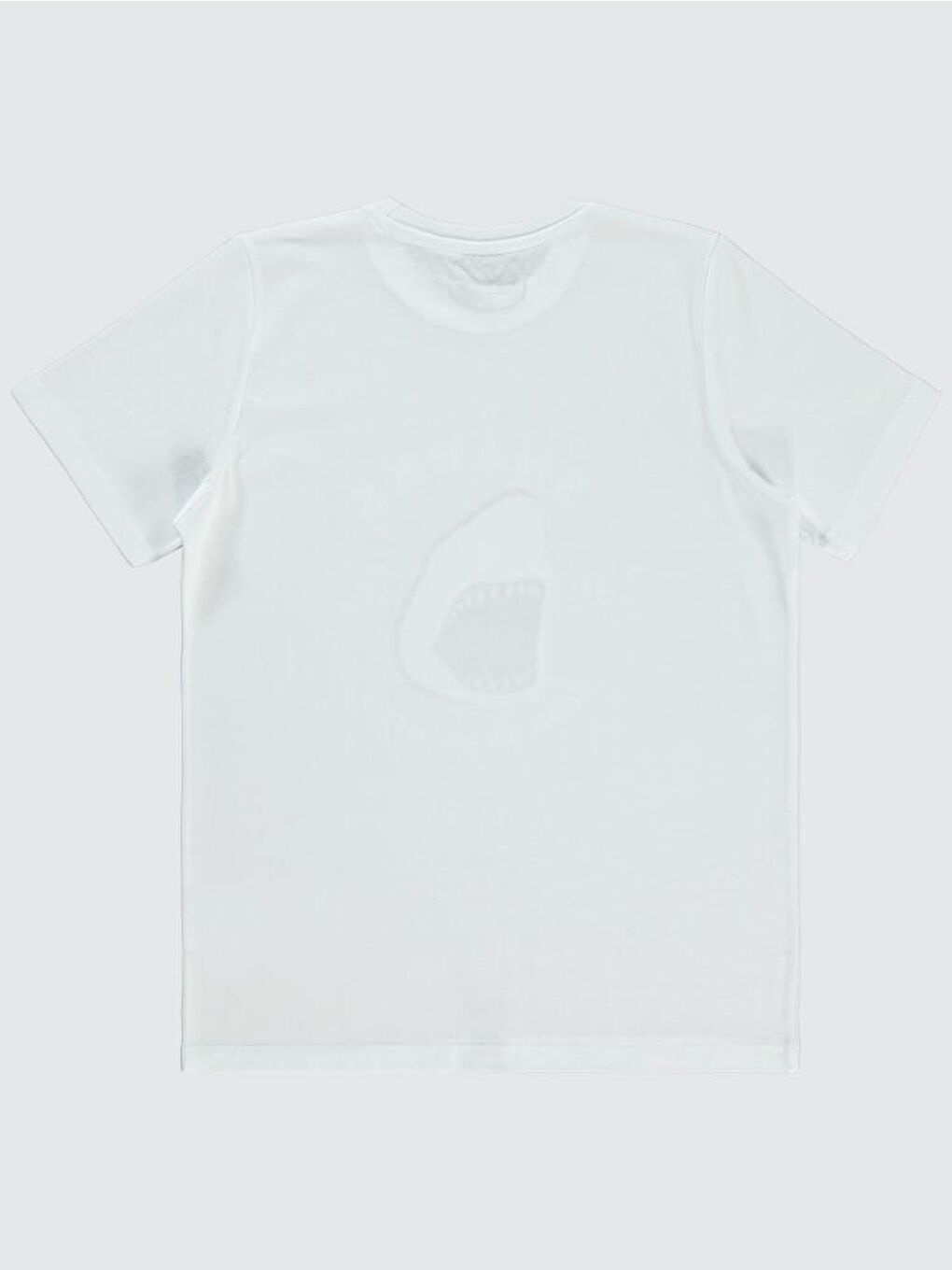 Beyaz Boys Shark Baskılı 10-13 Yaş Tişört-2