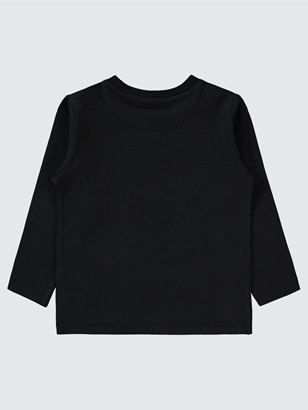 Siyah Boys Goals Baskılı 2-5 Yaş Sweatshirt-1