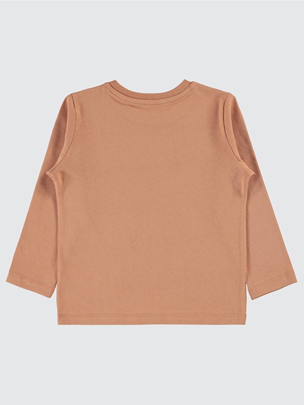 Kahverengi Boys Astronaut Baskılı 2-5 Yaş Sweatshirt-1