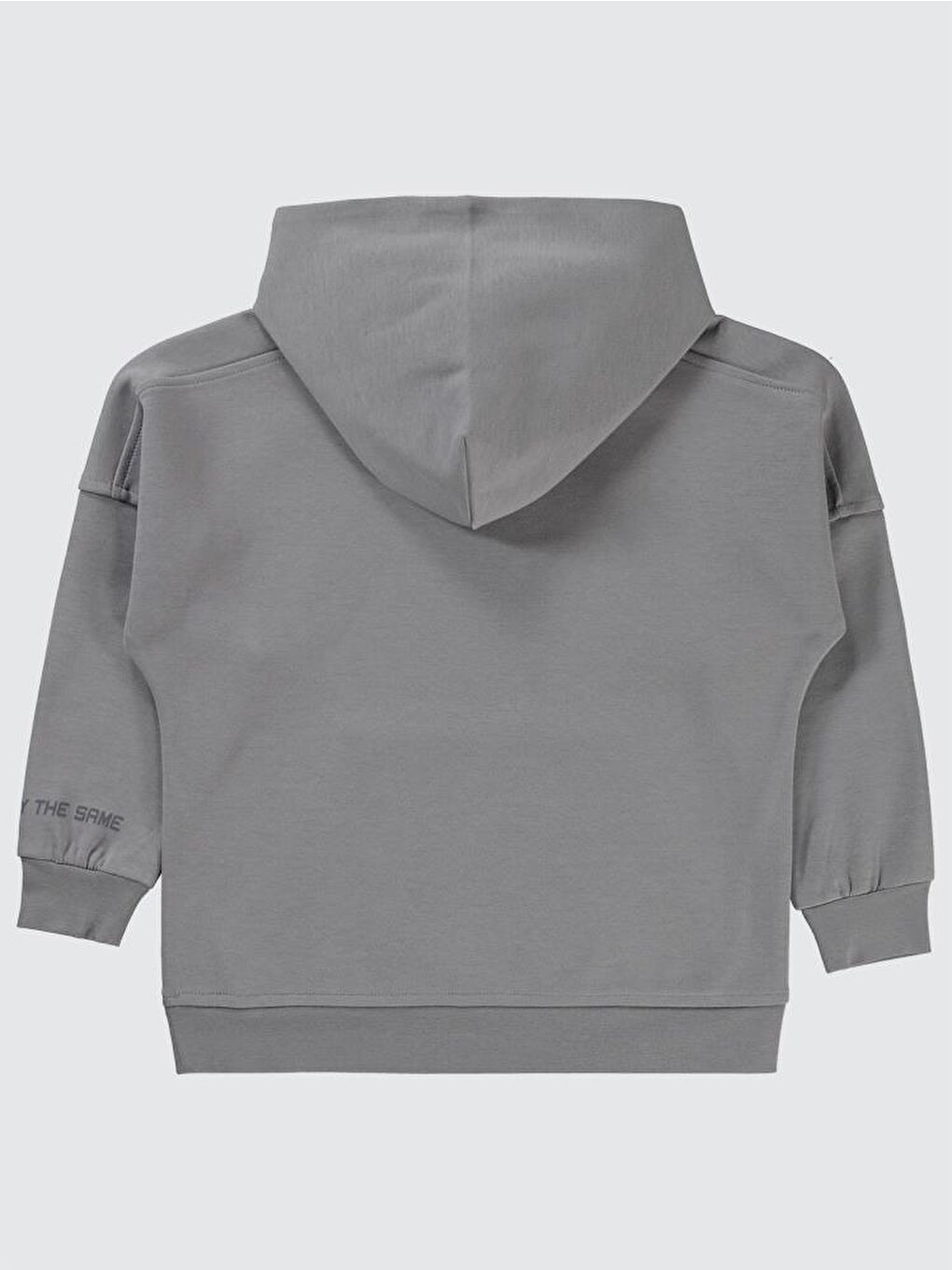 Gri Boys Unclear Future Baskılı 6-9 Yaş Sweatshirt