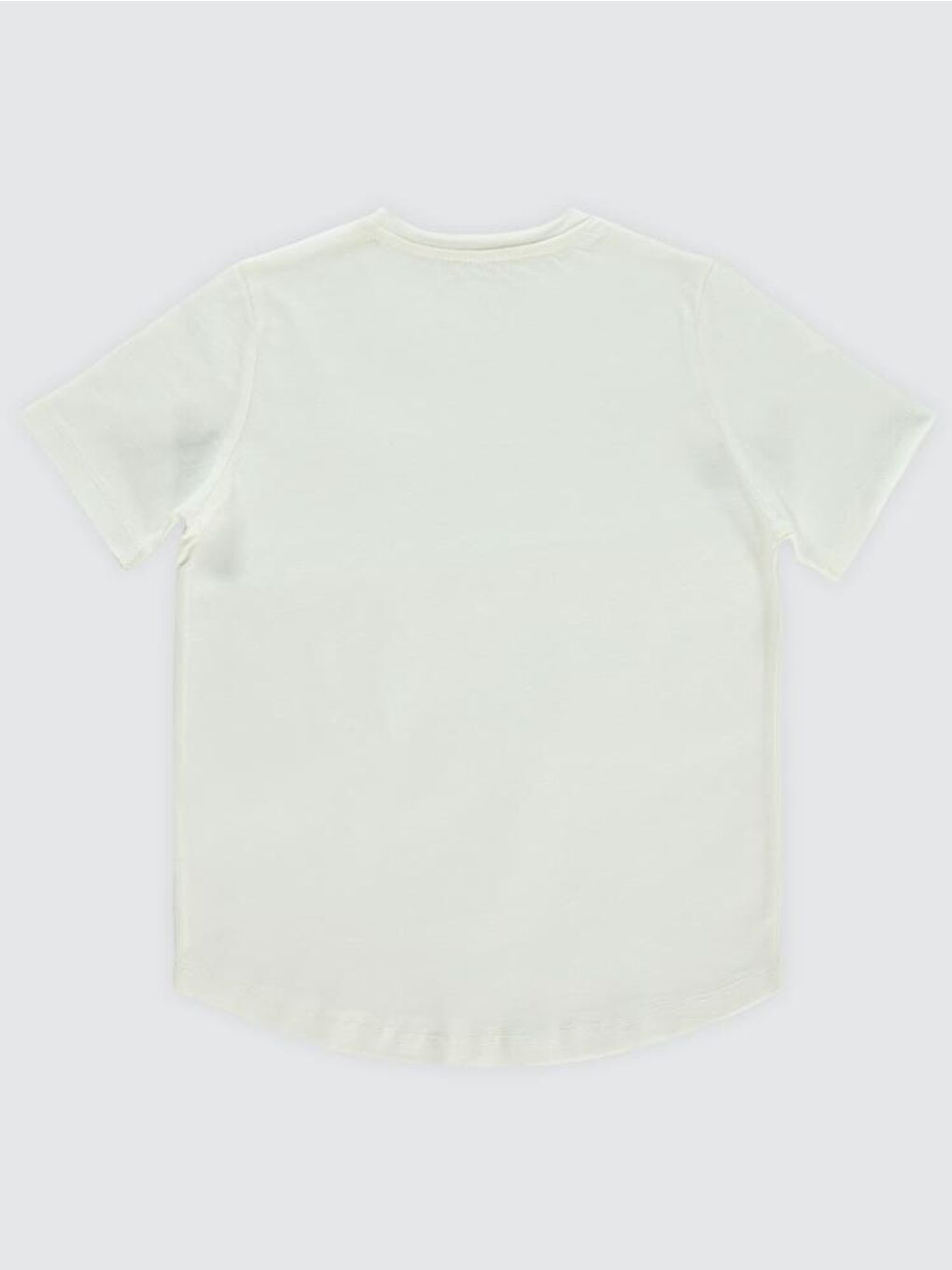 Ekru Boys Flamlı Yelkenli Nakışlı 10-13 Yaş Tişört-1