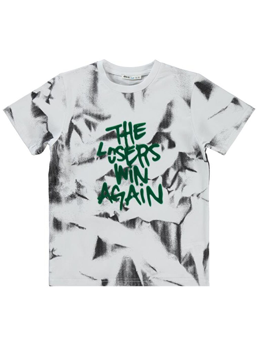 Beyaz Boys The Losers Baskılı 6-9 Yaş Tişört-1