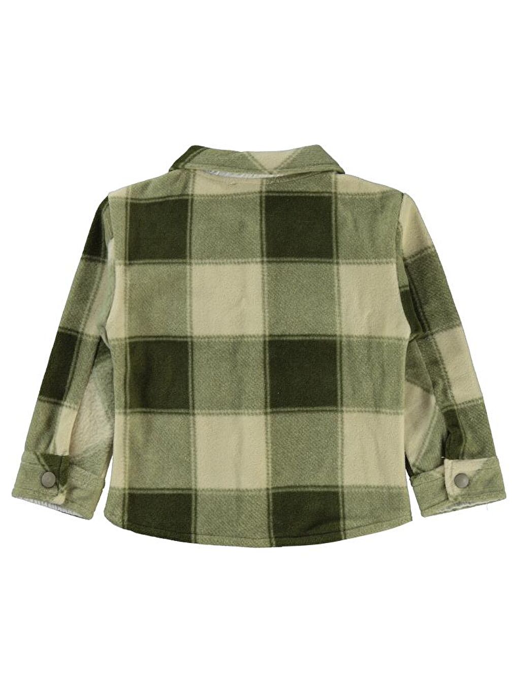 Haki Boys Ekoseli 2-5 Yaş Gömlek