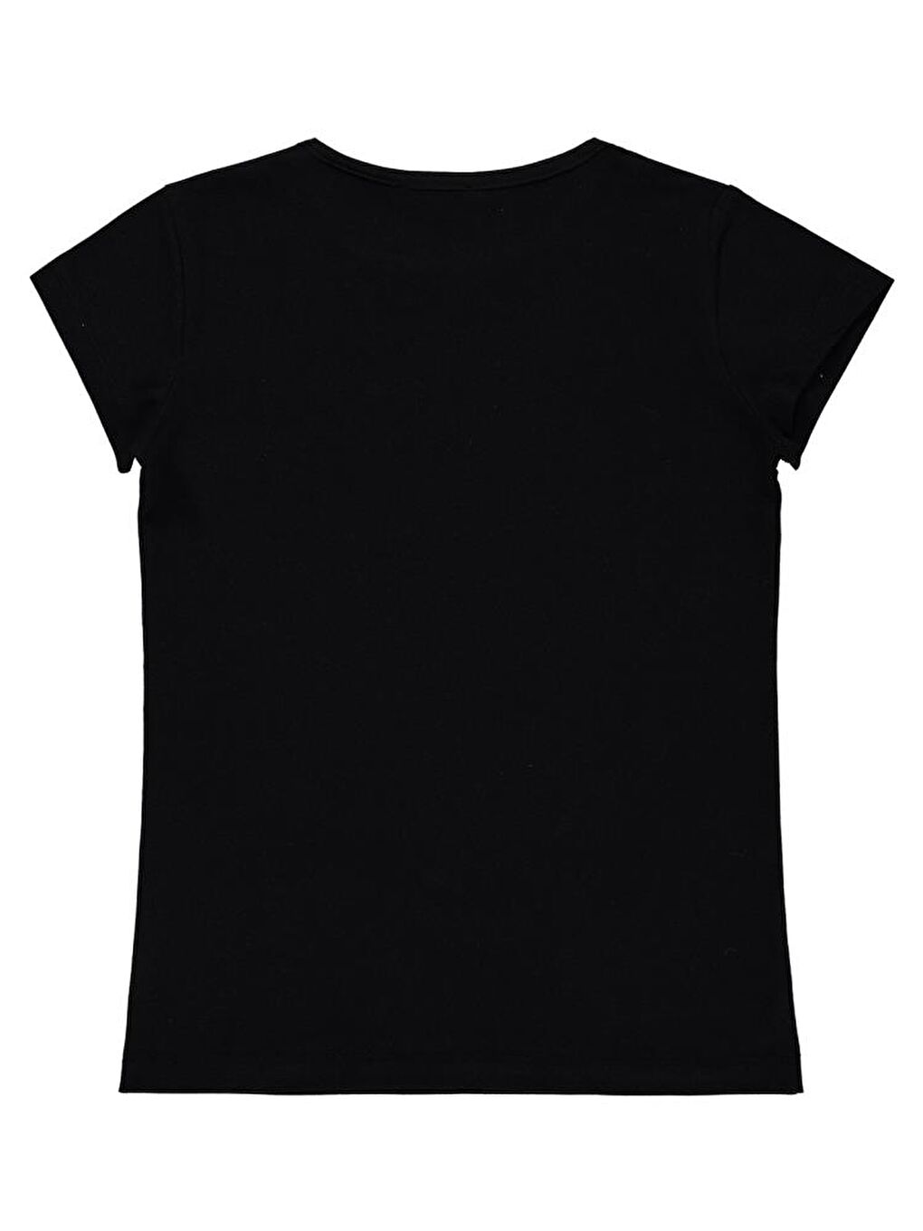 Siyah Girls Sun Lover Baskılı 10-13 Yaş Tişört