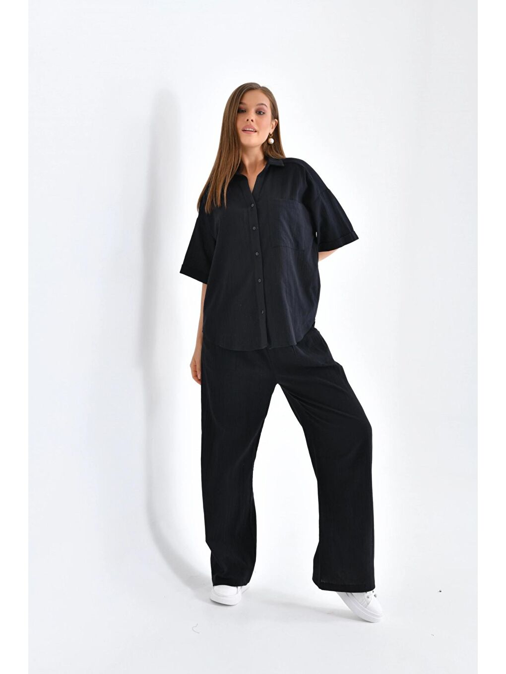 Kadın Siyah Renk İkili Takım-2