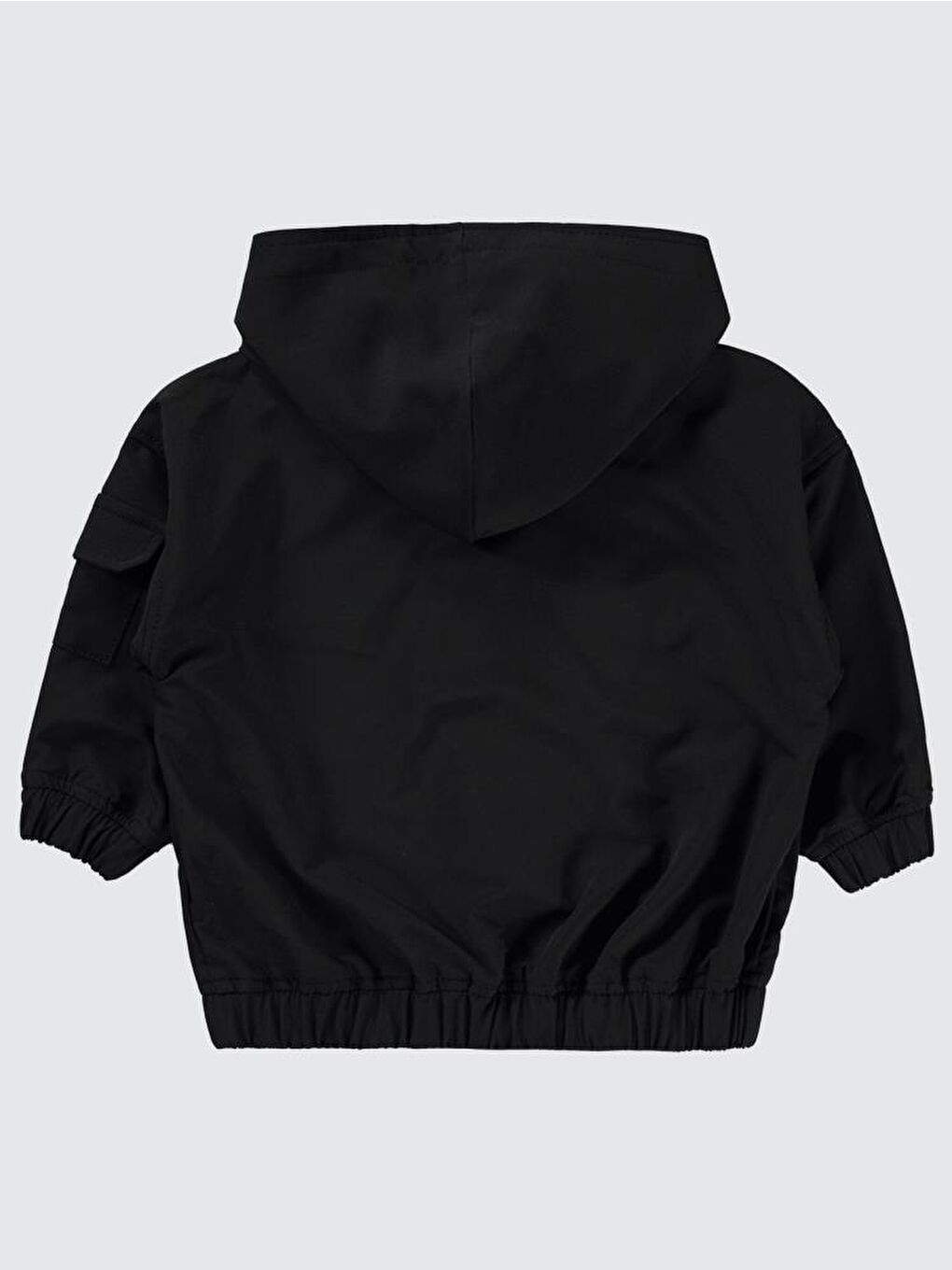 Siyah Boys Çift Cepli Kapüşonlu 2-5 Yaş Ceket-1