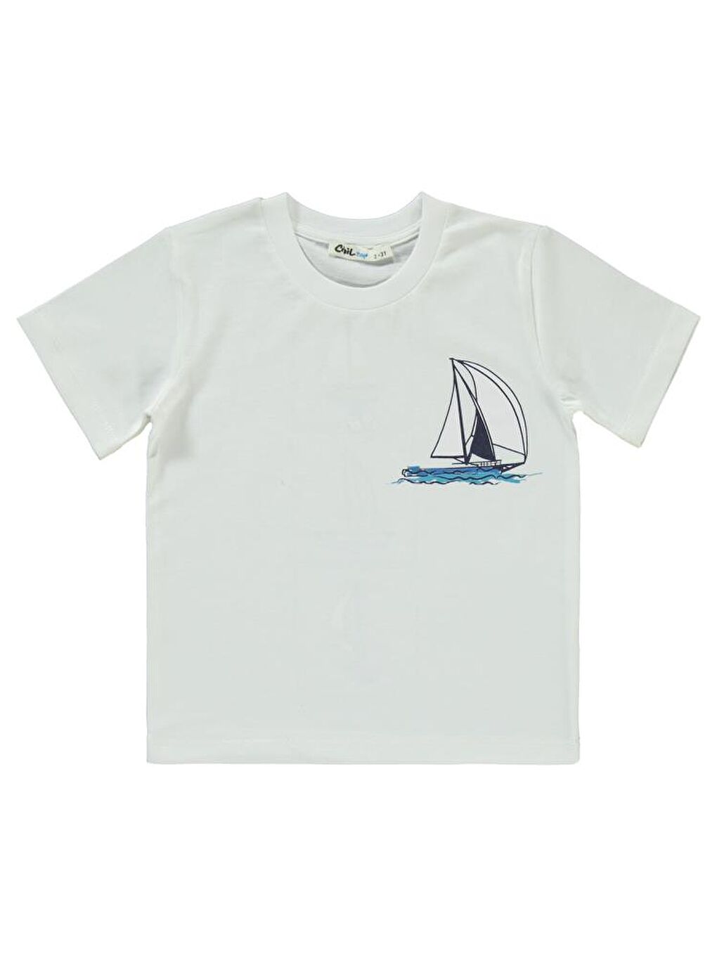 Ekru Boys Yelken Baskılı Kaprili 2-5 Yaş Takım-2