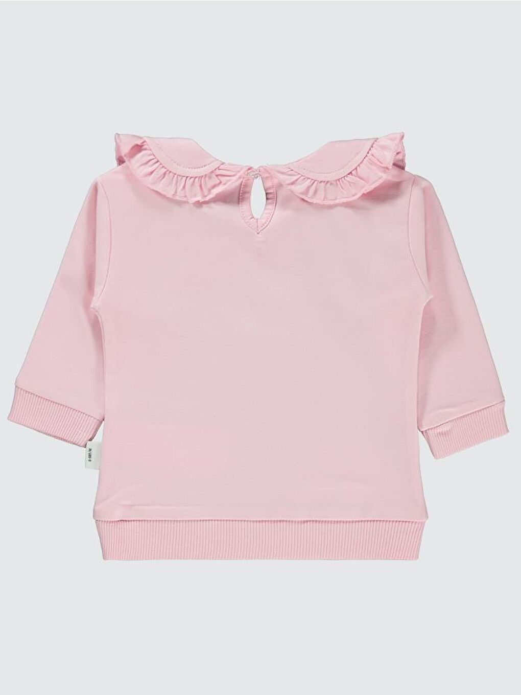 Pembe Baby Düz 6-18 Ay Sweatshirt