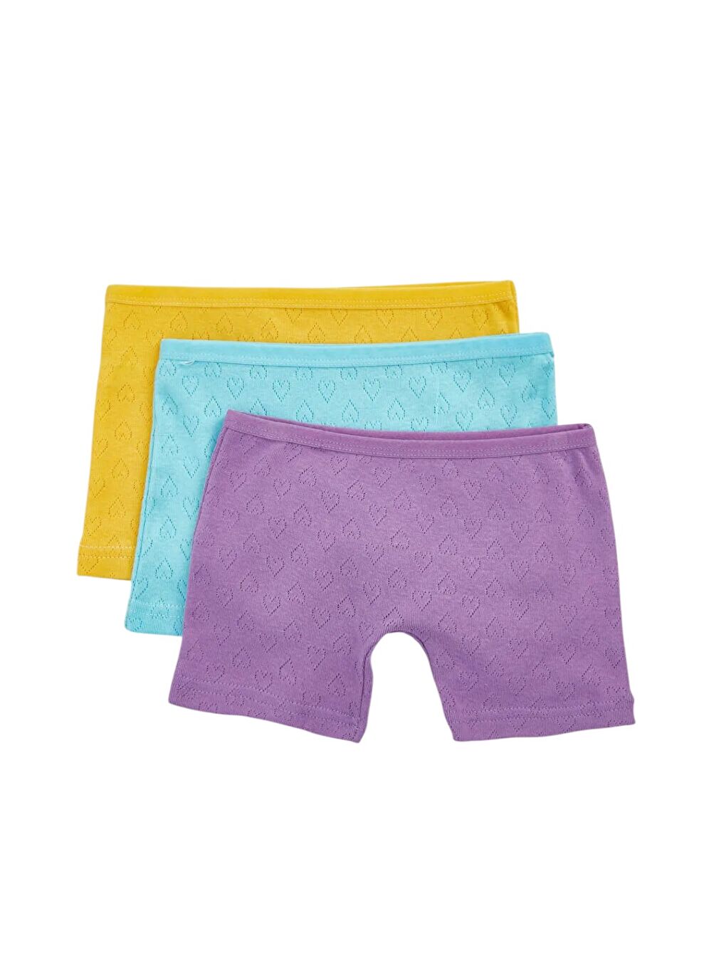 Karışık Desenli Kız Çocuk Boxer 6'Lı-2