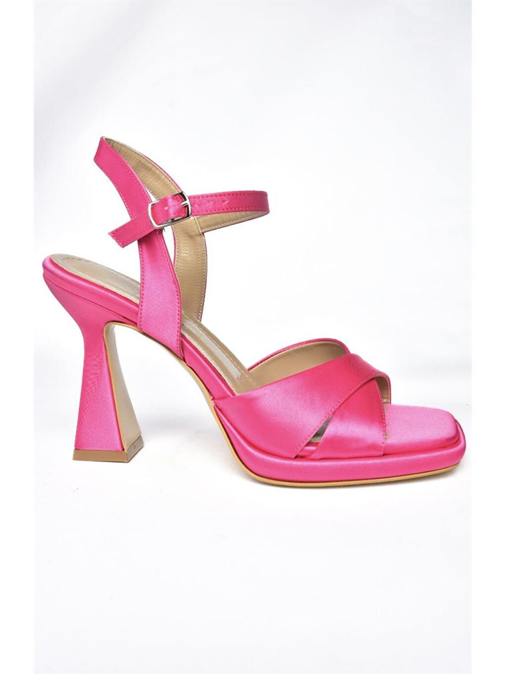 P5690210 Fuşya Kadın Topuklu Ayakkabı-5