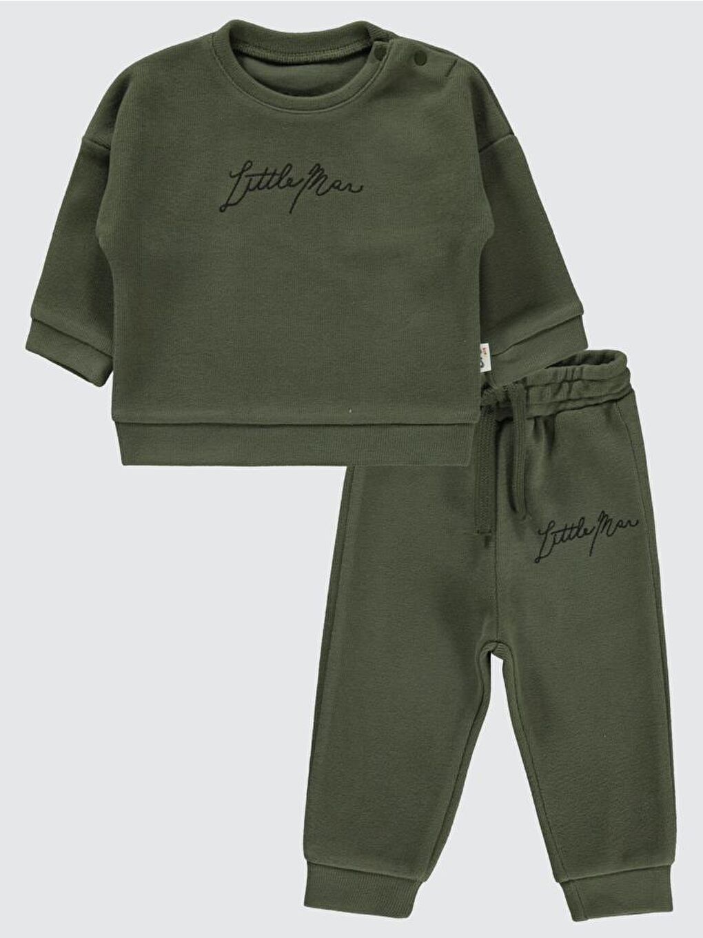 Haki Baby Little Man 6-18 Ay Takım