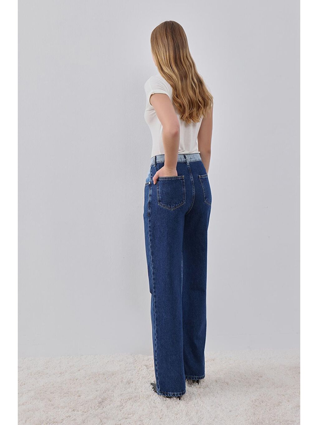 Pieces of Melon Mavi Wide Leg Relaxed Fit Jean - 2