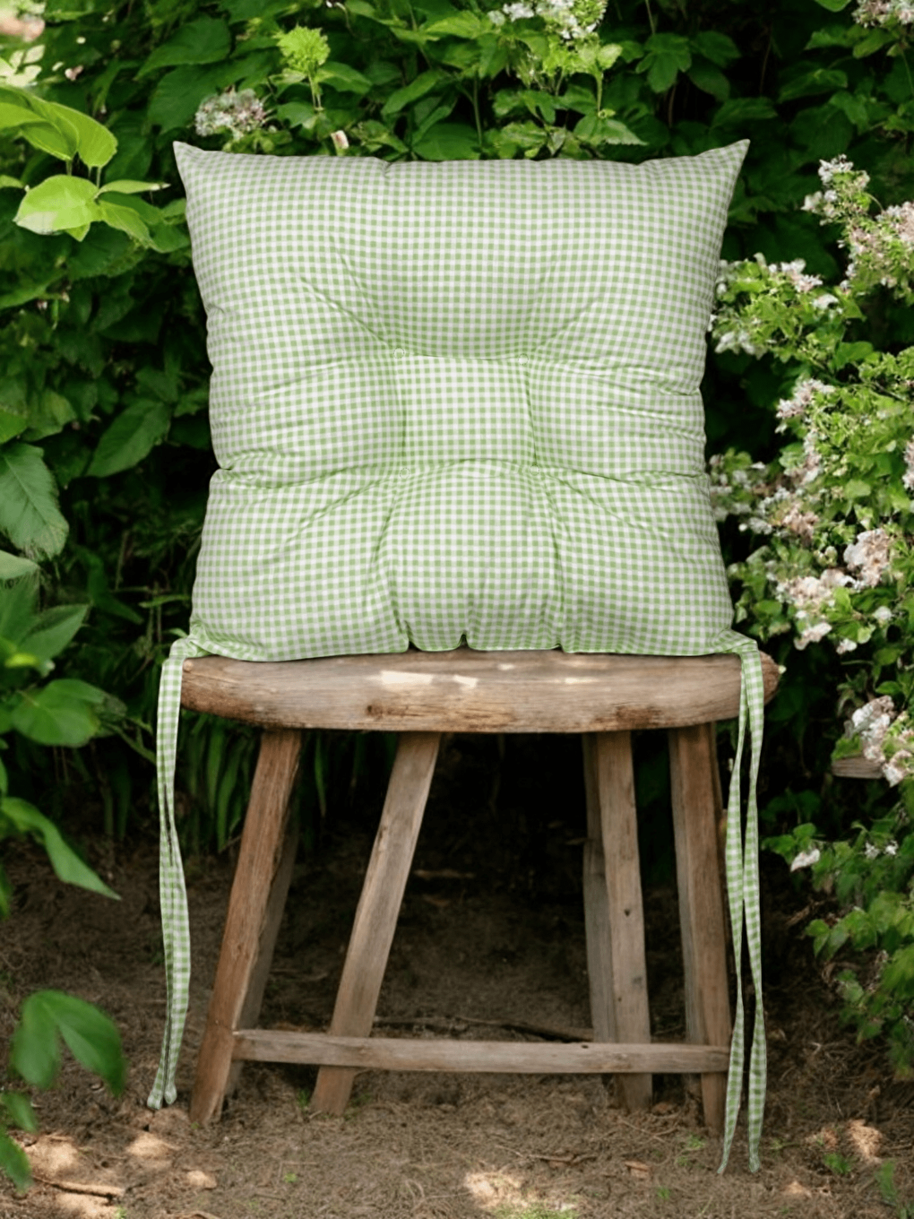 Pöti Kare Desen Yeşil Sandalye , Piknik Minderi-1