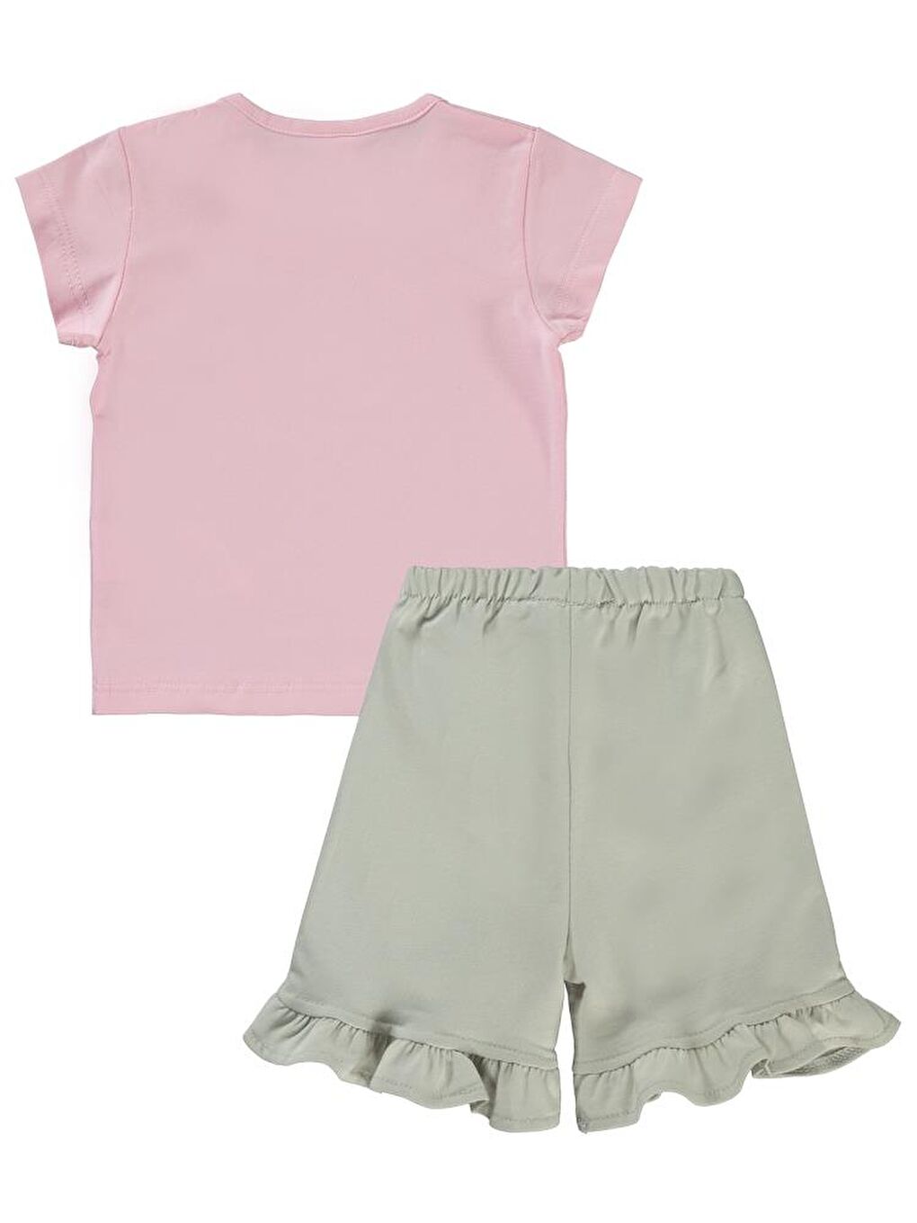 Pembe Baby Kalp Baskılı 6-18 Ay Takım