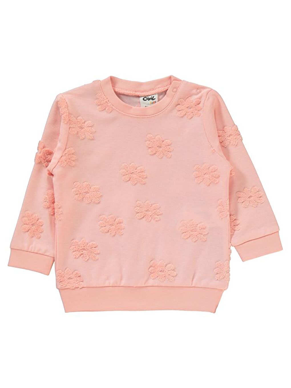 Pembe Baby Papatya Kabartmalı 6-18 Ay Takım-2