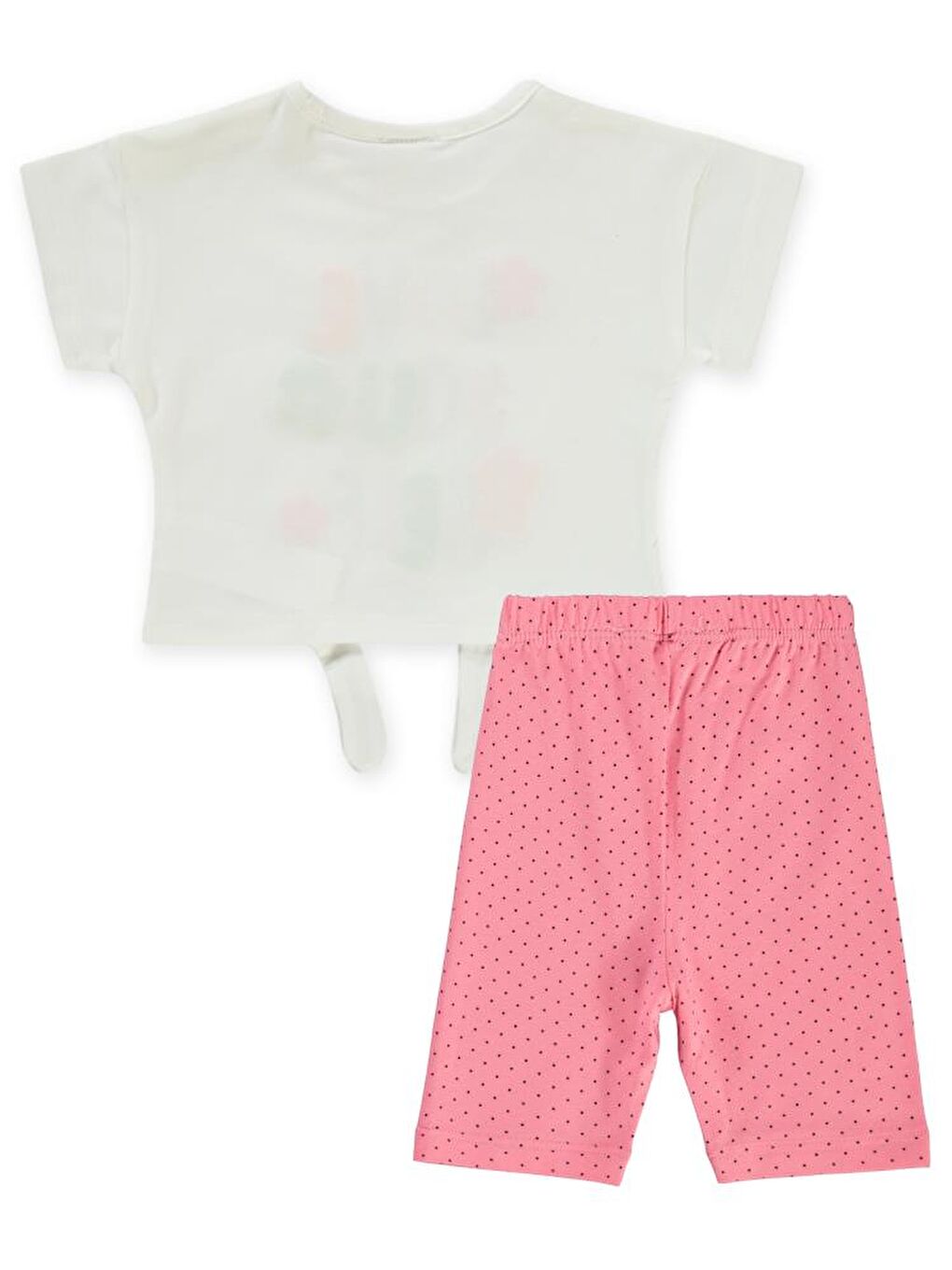 Ekru Baby Çiçek Nakışlı 6-18 Ay Takım