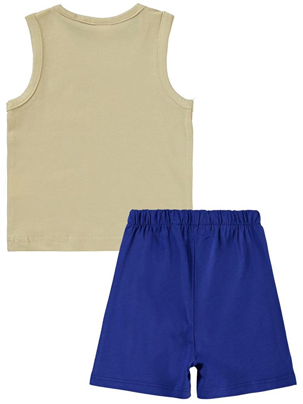 Bej Baby Beach Days Baskılı 6-18 Ay Takım-1