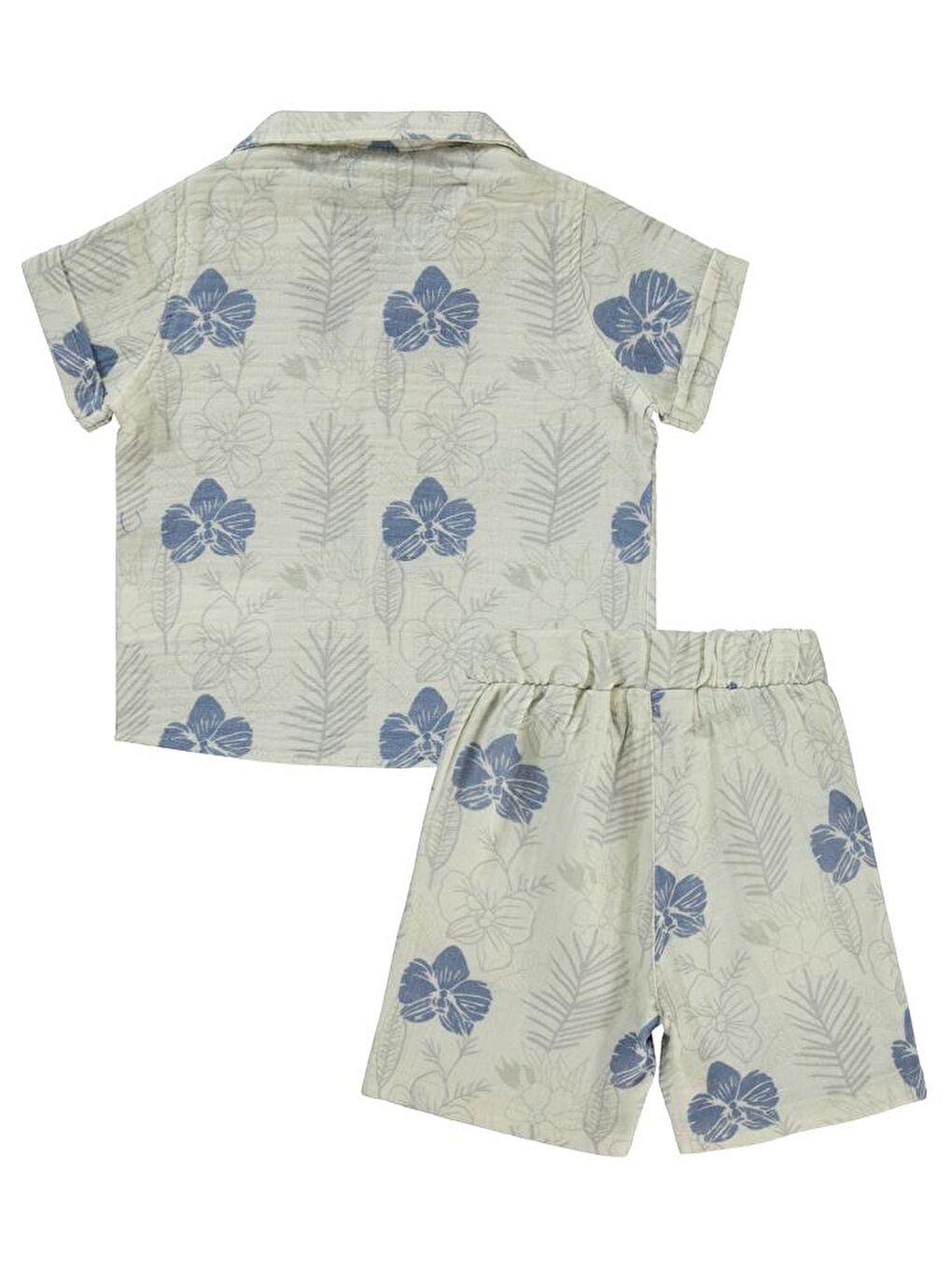 İndigo Baby Çiçek Desenli 6-18 Ay Takım-2