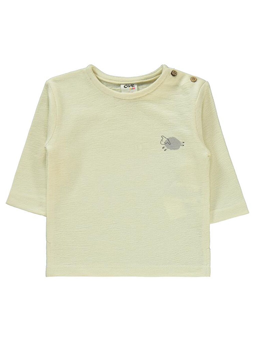 Kahverengi Baby Kuzu Baskılı 3-12 Ay Takım-2