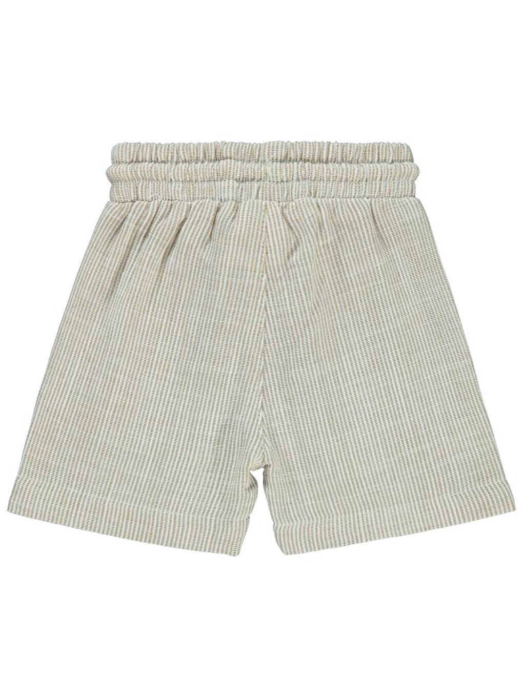 Bej Baby Çizgili 6-18 Ay Şort