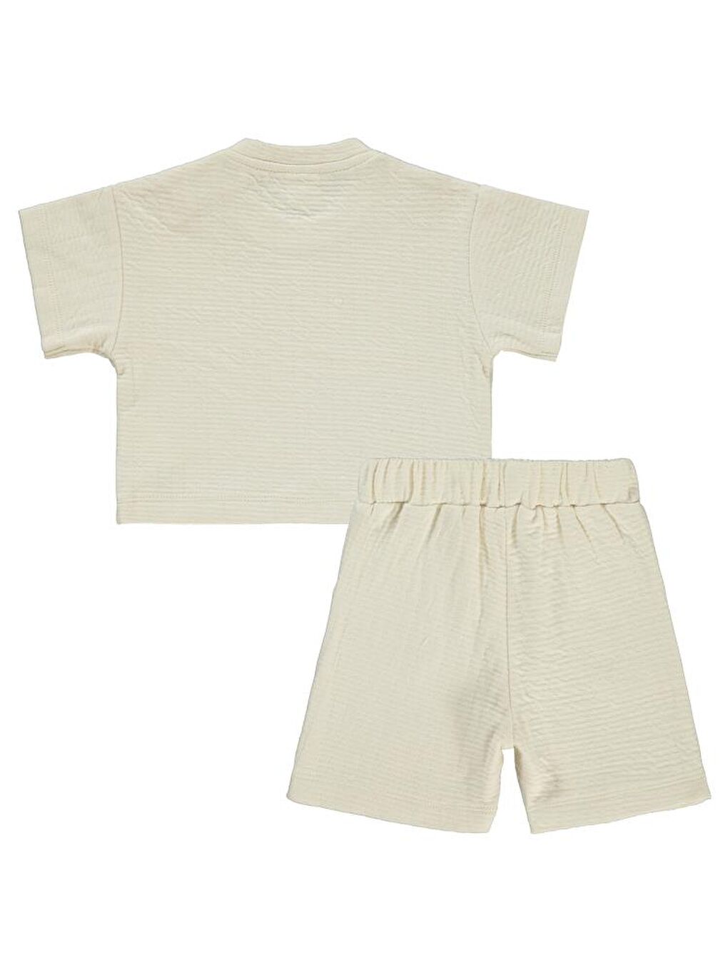 Bej Baby Ayıcık Baskılı 6-18 Ay Takım-1