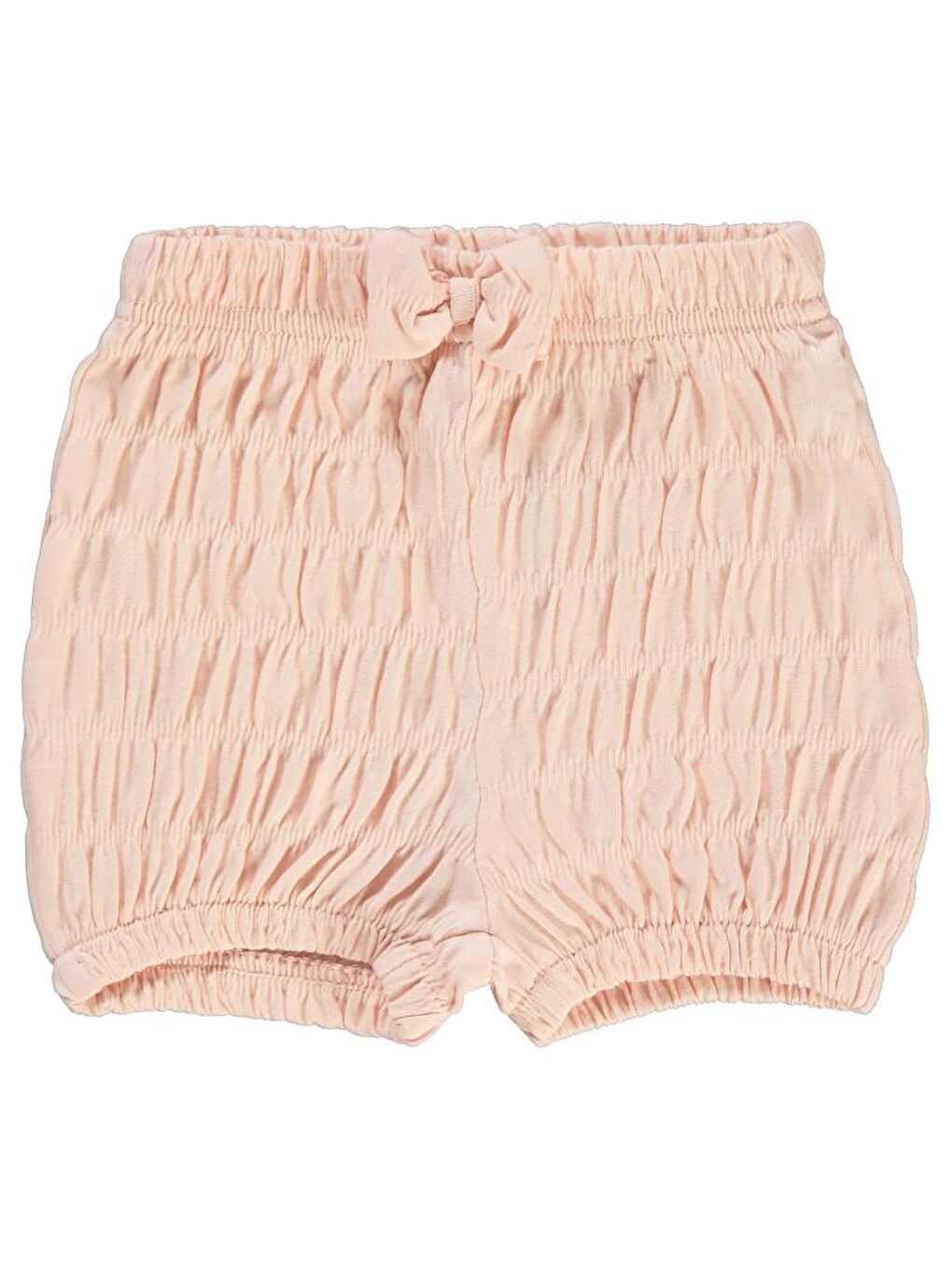 Pembe Baby Düz Fiyonklu 6-18 Ay Şort-1