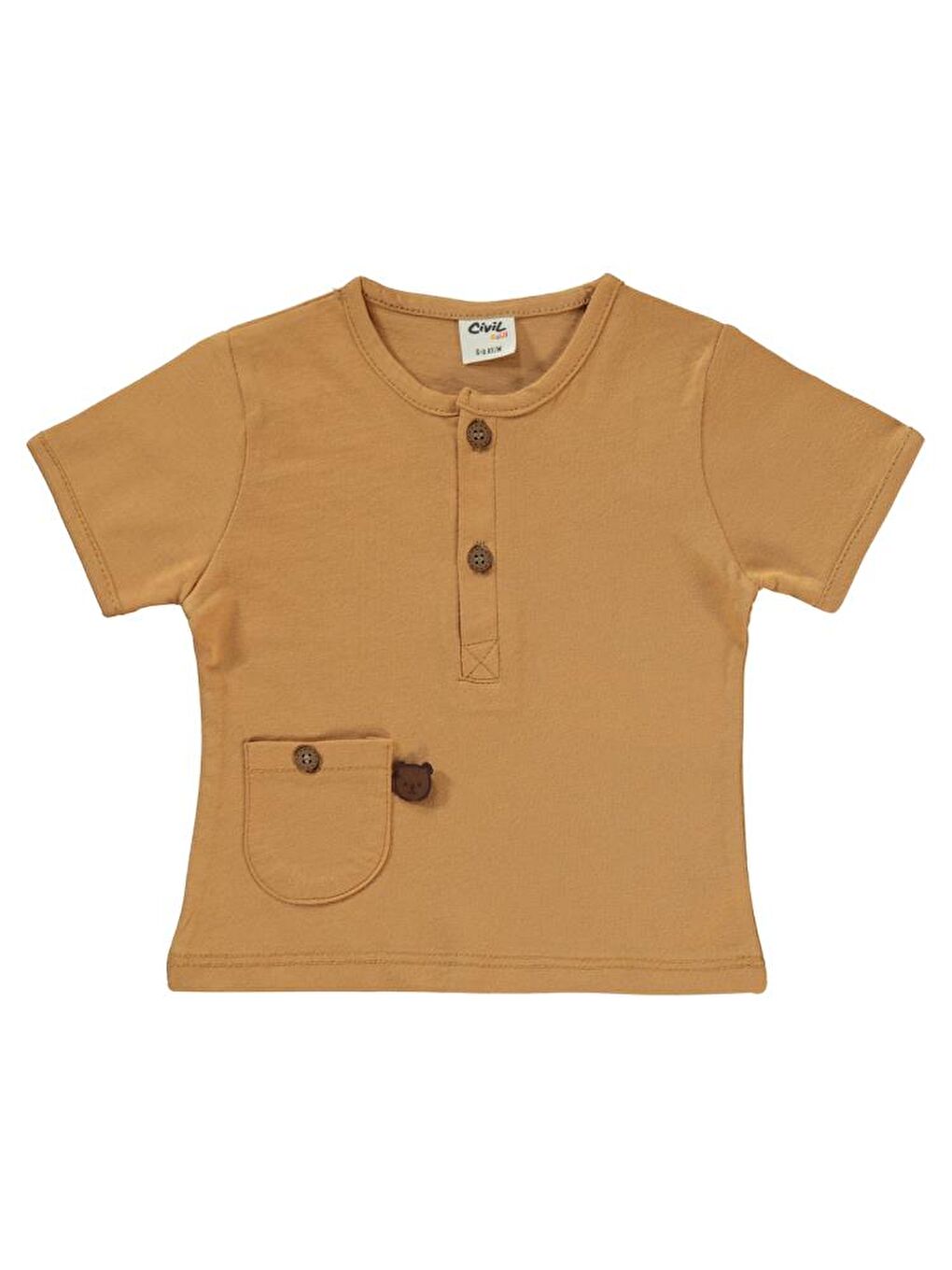 Kahverengi Baby Basic 6-18 Ay Takım-1