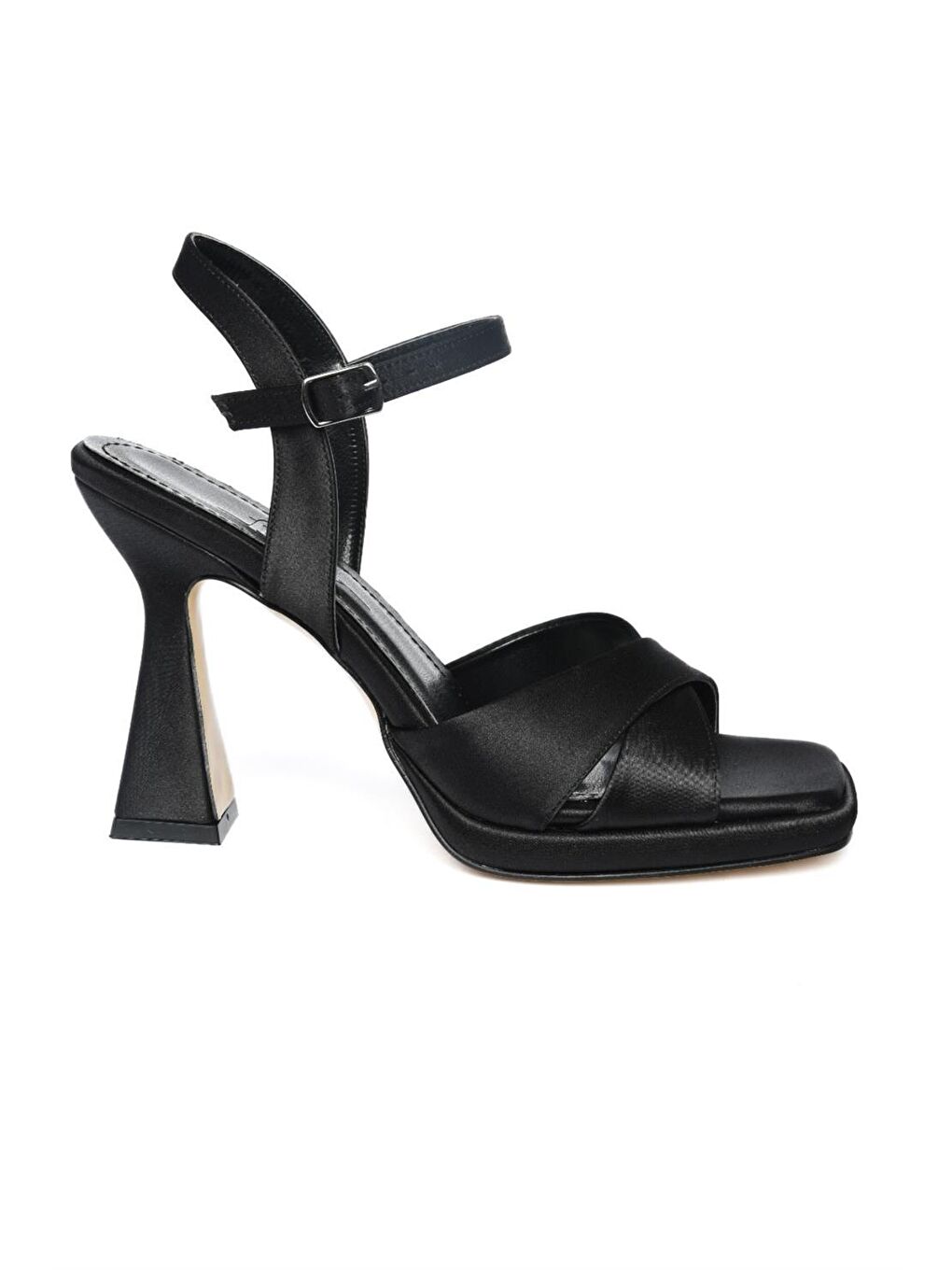 P5690210 Siyah Kadın Topuklu Ayakkabı-4