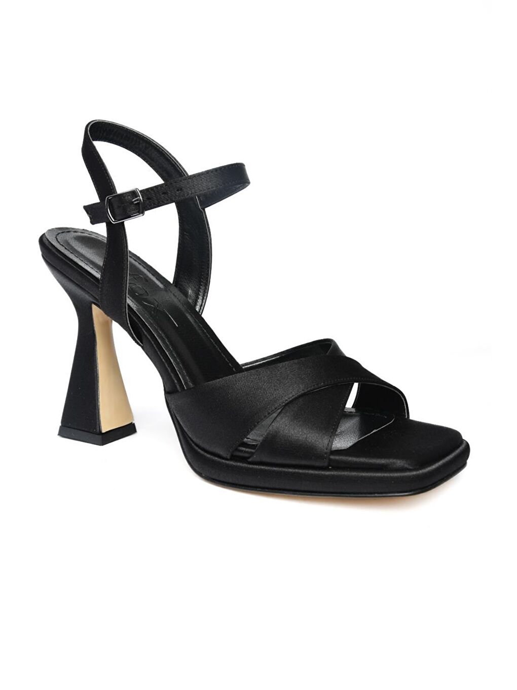 P5690210 Siyah Kadın Topuklu Ayakkabı-5