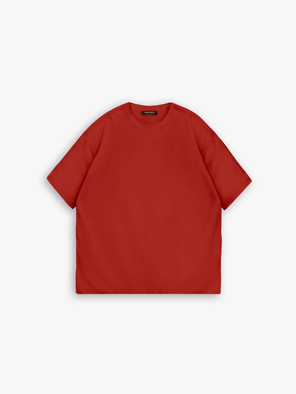 ablukaonline Erkek Oversize Basic T-Shirt Kırmızı