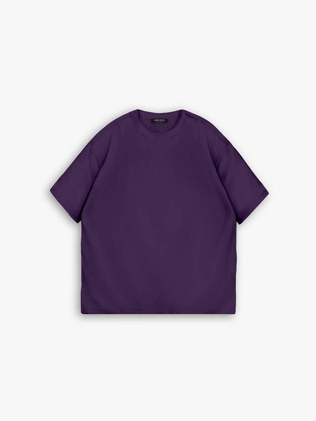 ablukaonline Mor Erkek Oversize Basic T-Shirt Mor