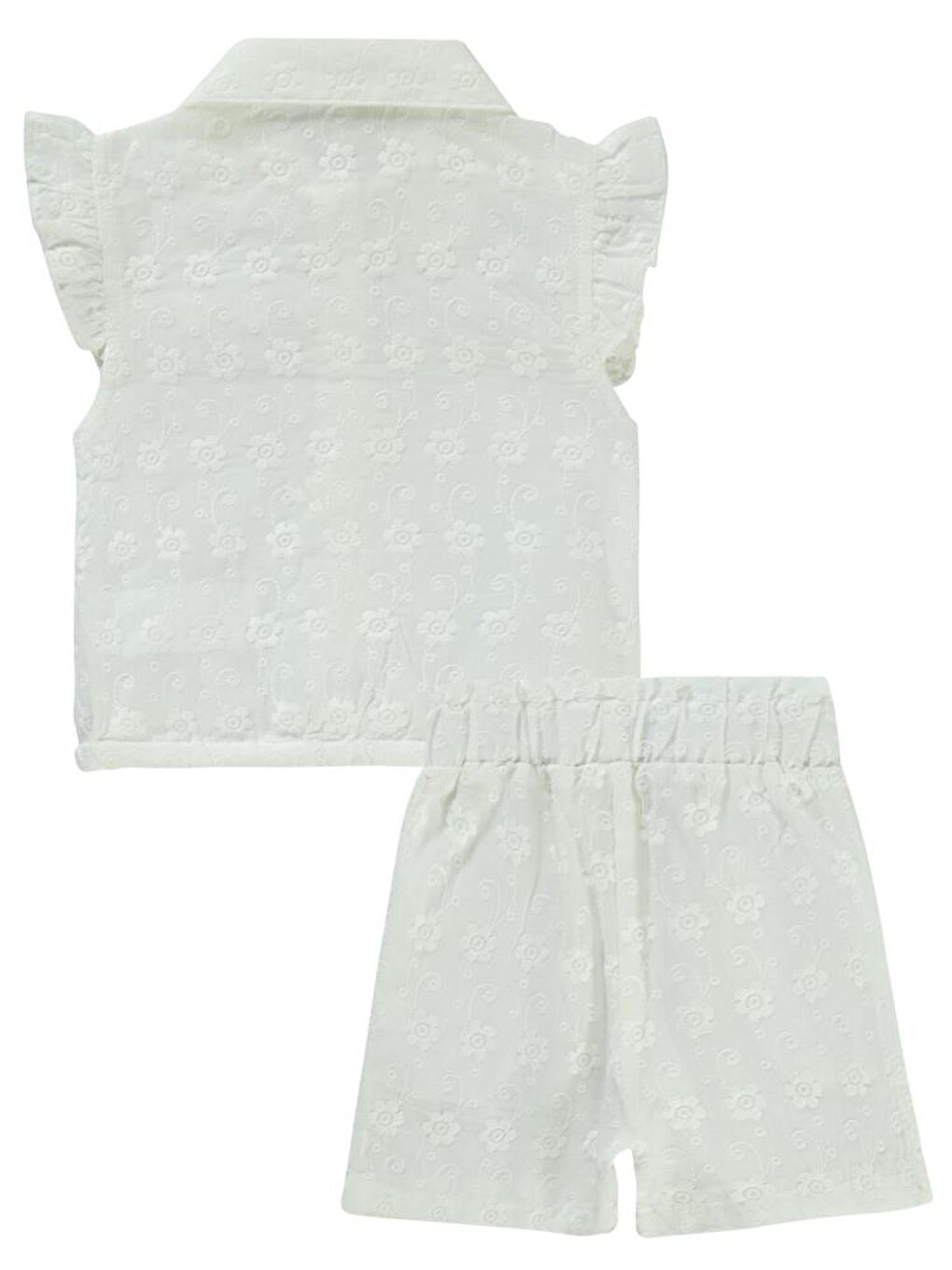 Ekru Baby Brodeli 6-18 Ay Takım-2