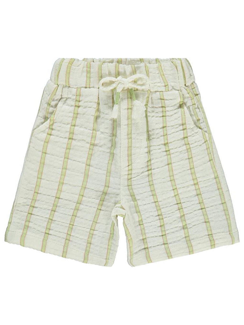 Yeşil Baby Çizgili Müslin 6-18 Ay Kapri