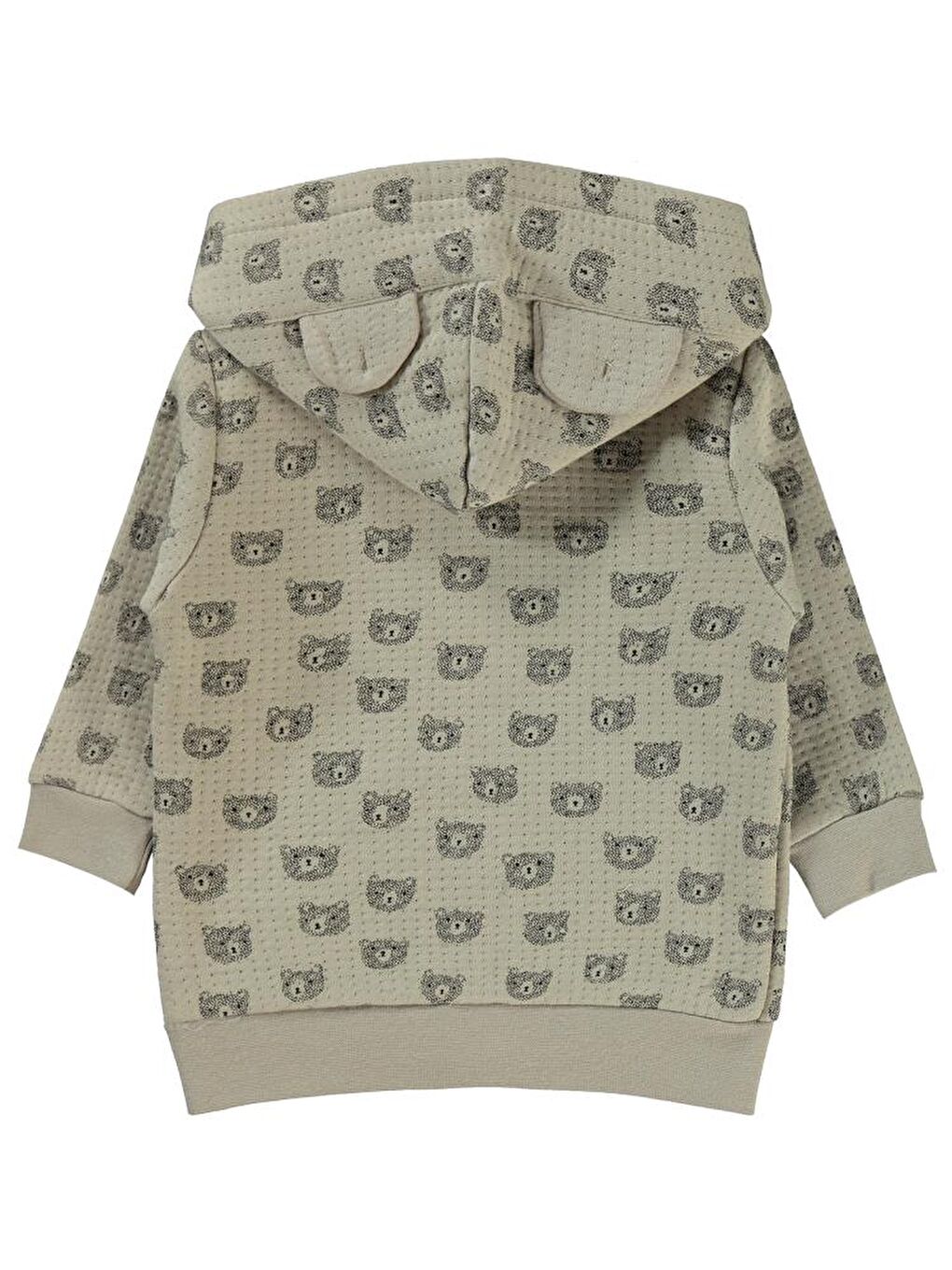 Bej Baby Ayıcık Empirmeli 6-18 Ay Hırka