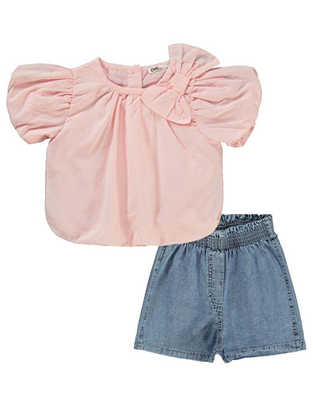 Pembe Girls Fiyonklu 2-5 Yaş Takım-1