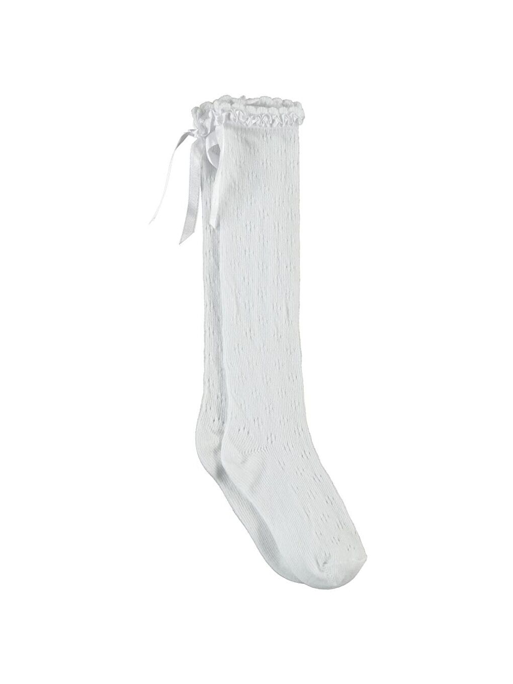 Aks. File Golf Dizaltı Çorap - Beyaz 9-10 Yaş-1
