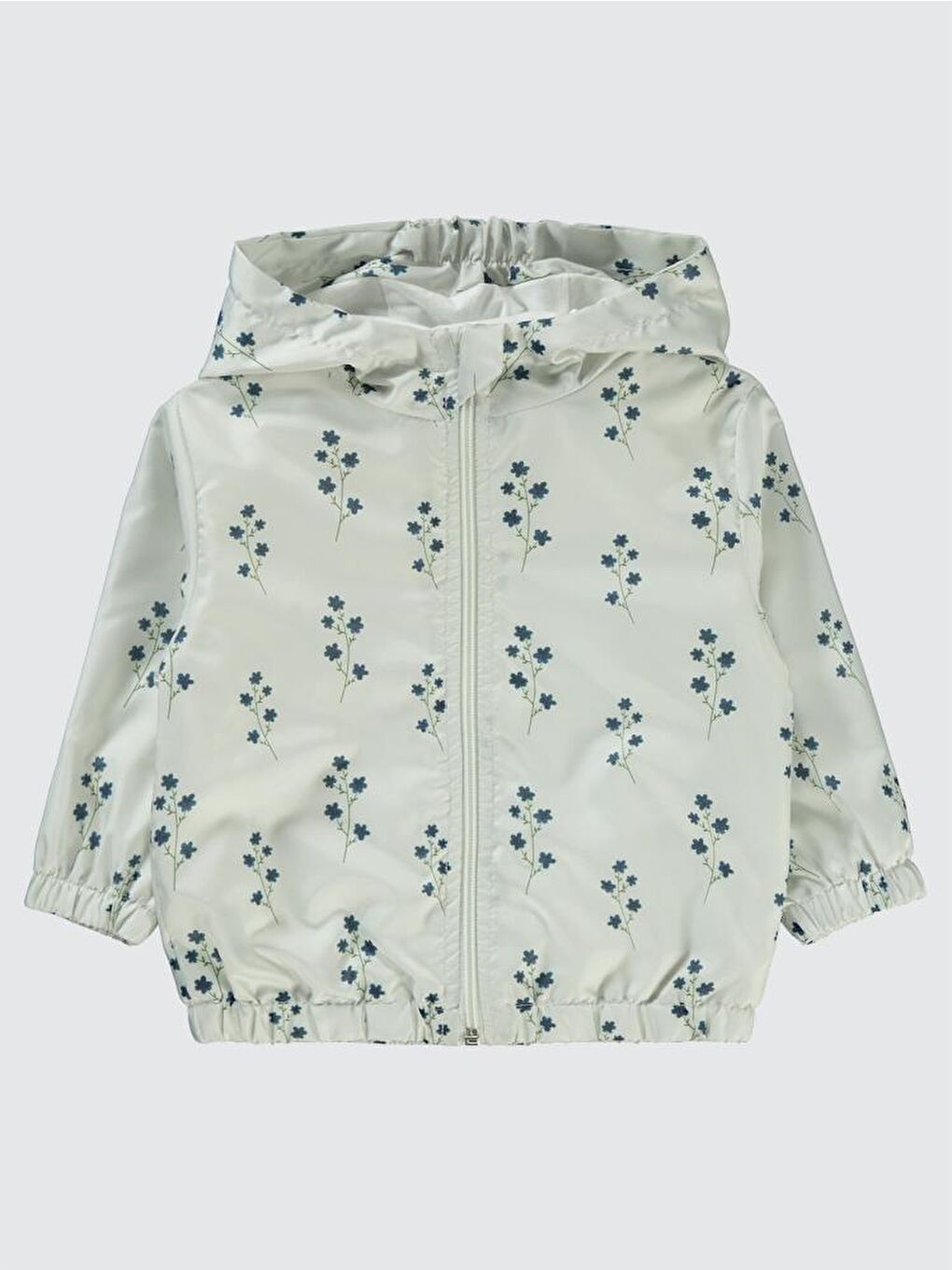 Ekru Baby Çıtır Çiçek Empirmeli 6-18 Ay Yağmurluk-2