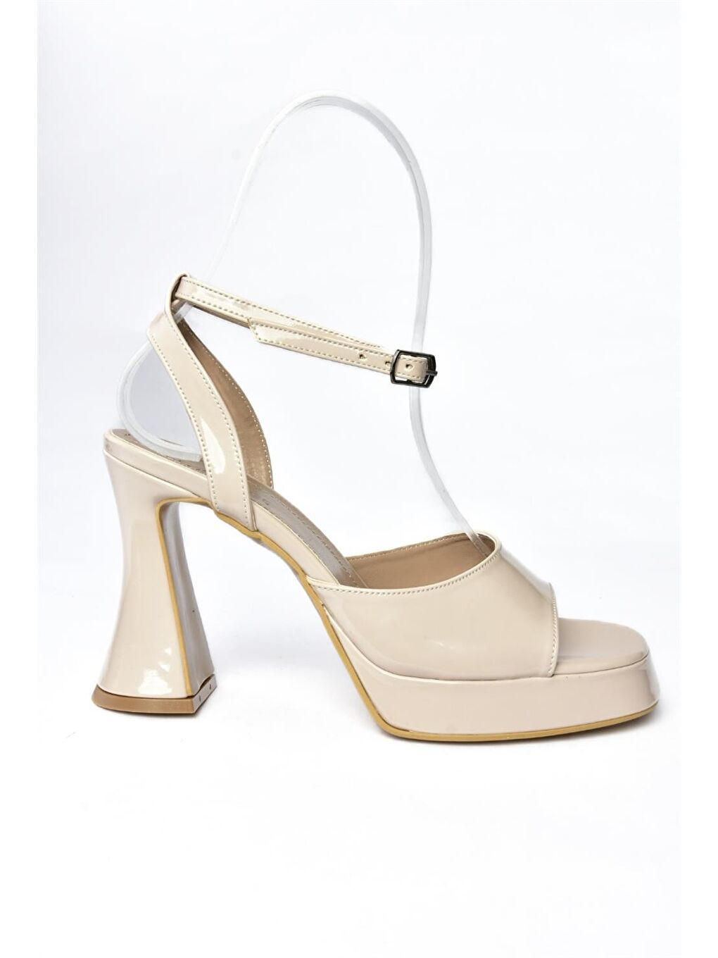 Bej P4048510 Ten Kadın Topuklu Ayakkabı-6