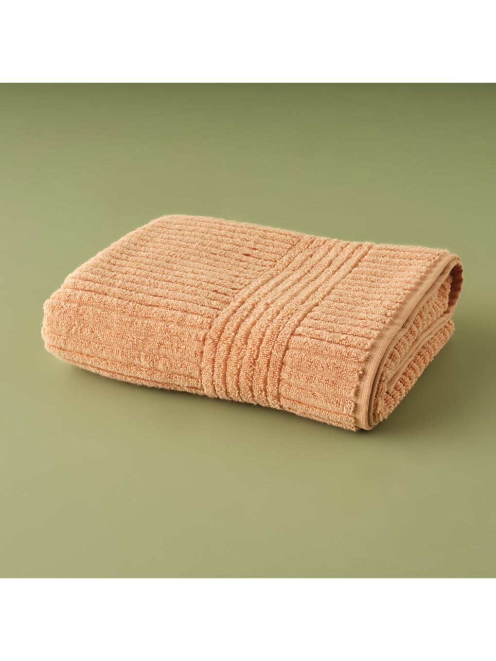 Pembe %100 Pamuk Geo Banyo Havlusu Somon