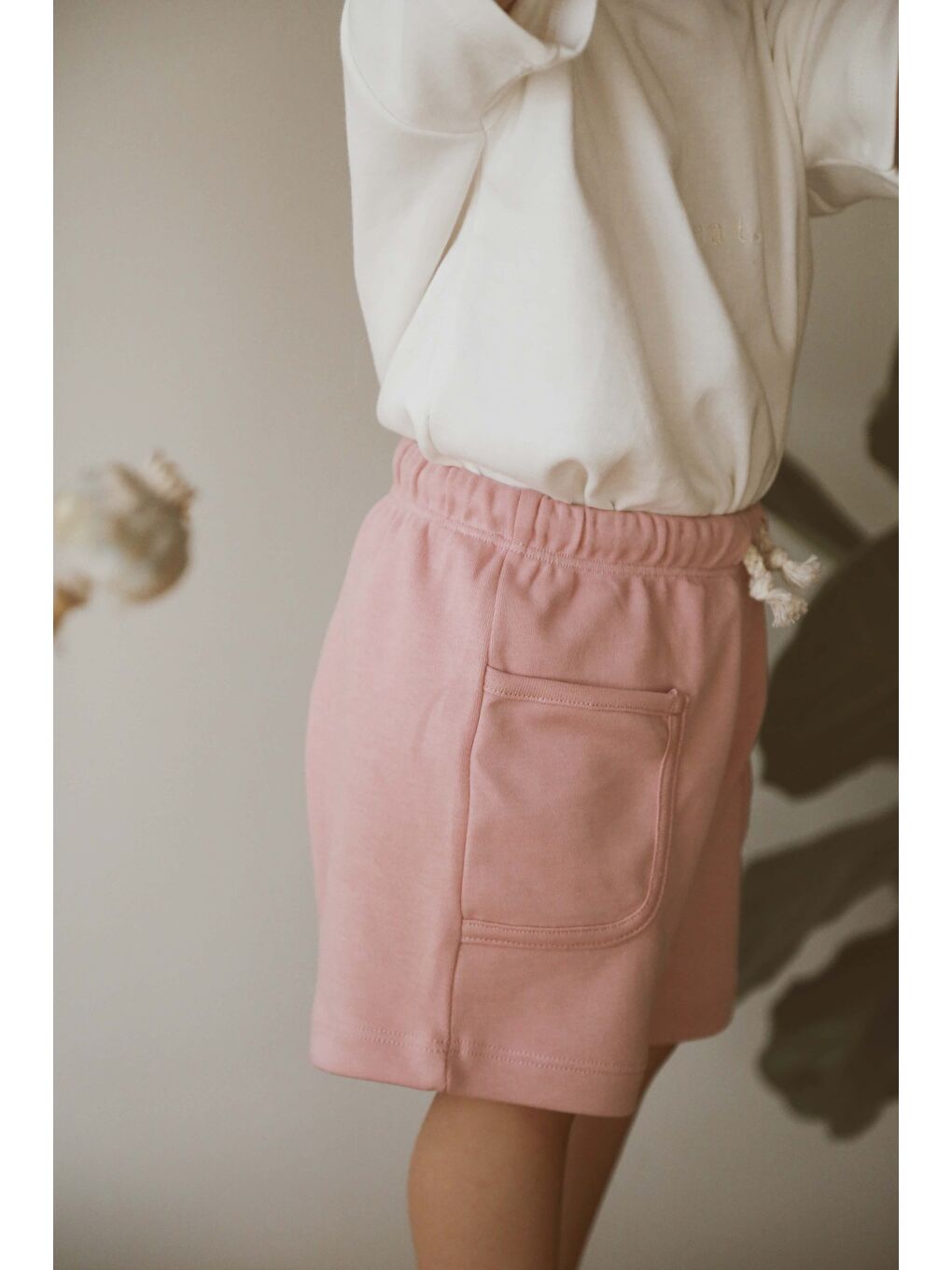 Pembe Basic Cepli Çocuk Şort-7