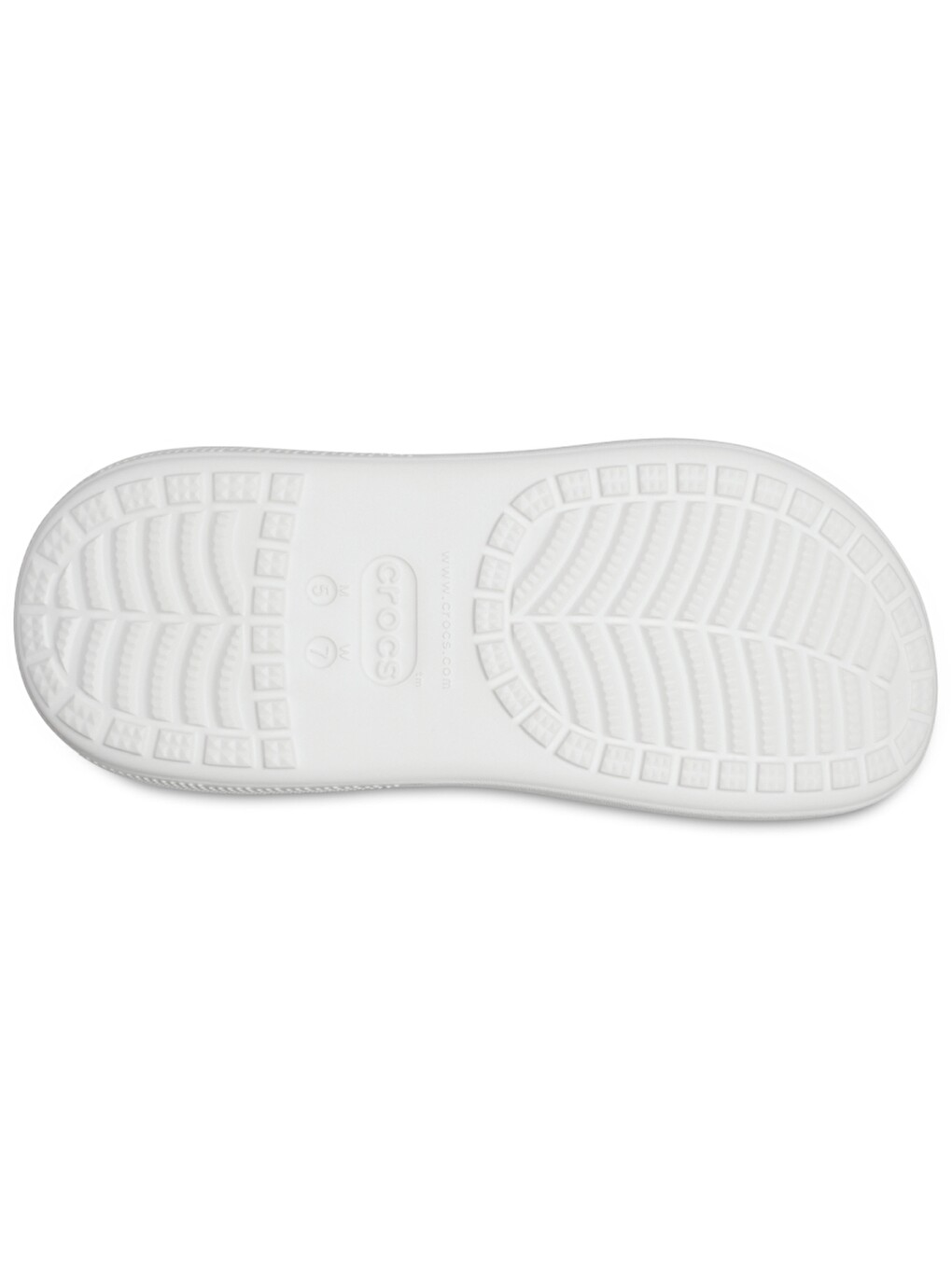 Beyaz Classic Crush Clog Kadın Platform Terlik 207521-100-3