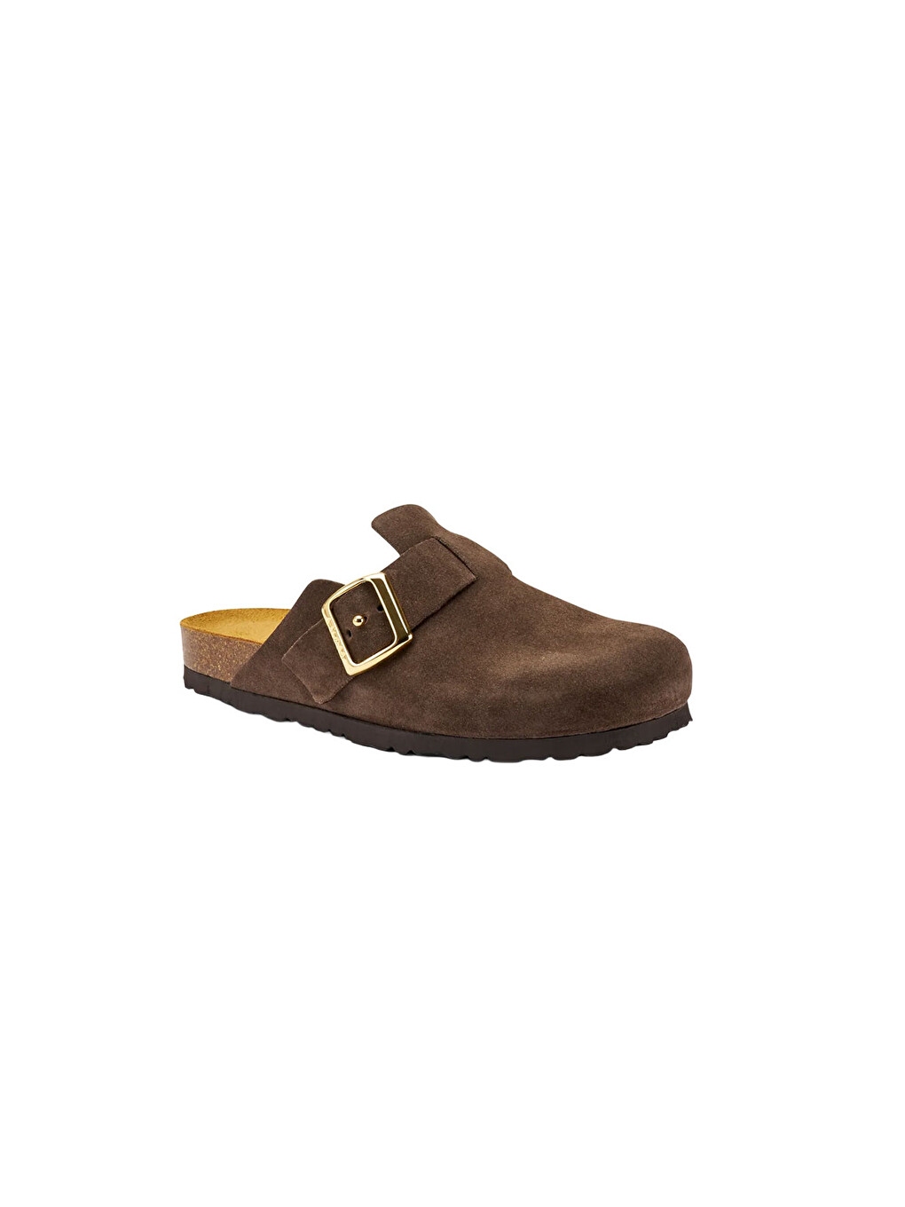 Kahverengi Kadın Terlik 17d5 Velour-s T.moro (dark Brown)-1