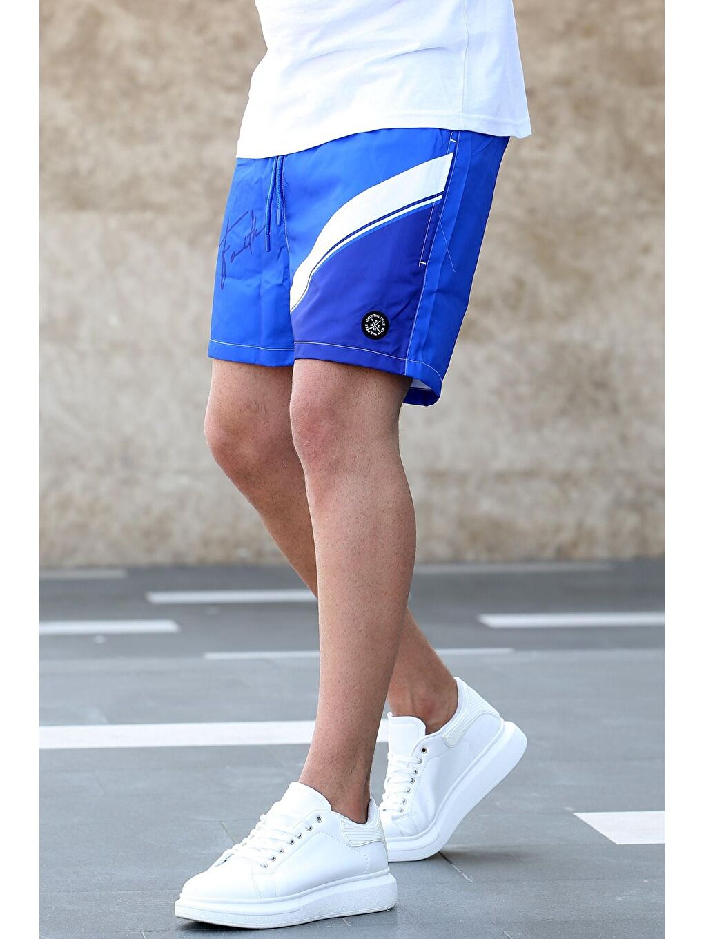 Mavi Saks Erkek Deniz Şortu 4265