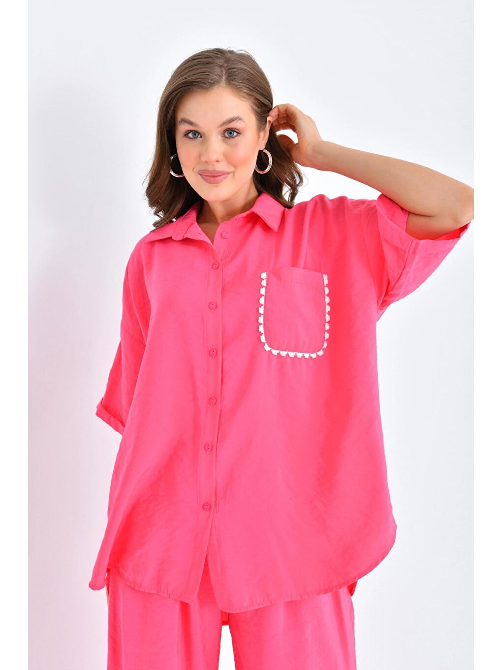 Fuşya Rengi İkili Takım-1