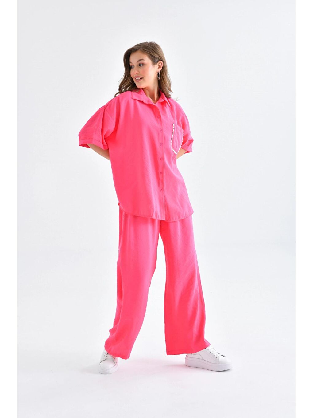 Fuşya Rengi İkili Takım-2