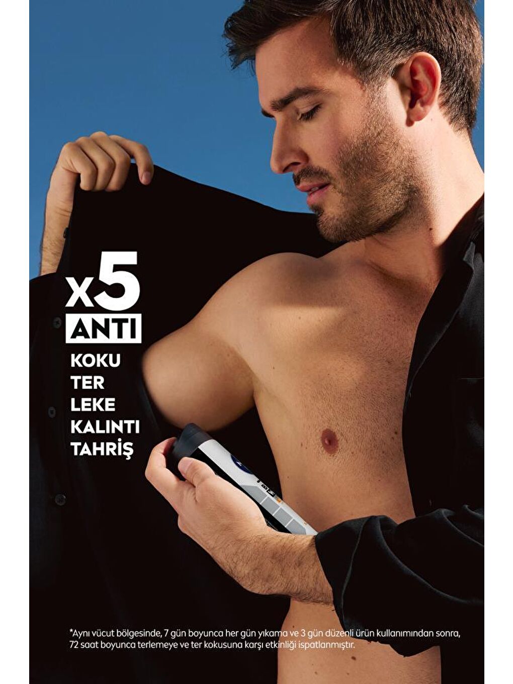 MEN Erkek Sprey Deodorant Black&White Invisible Original 150ml, 72 Saat Anti-perspirant, X2 Adet-4