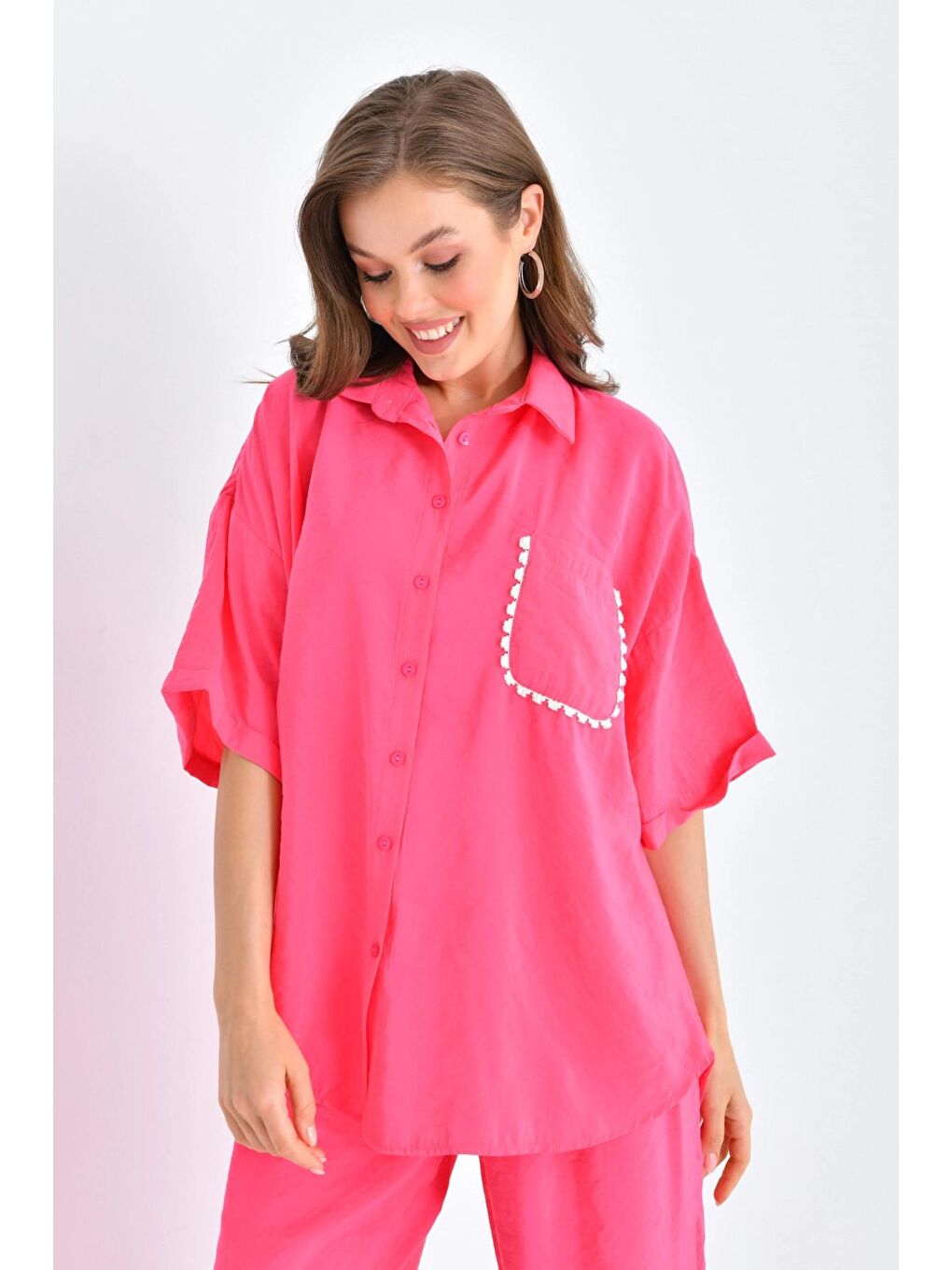 Fuşya Rengi İkili Takım-3