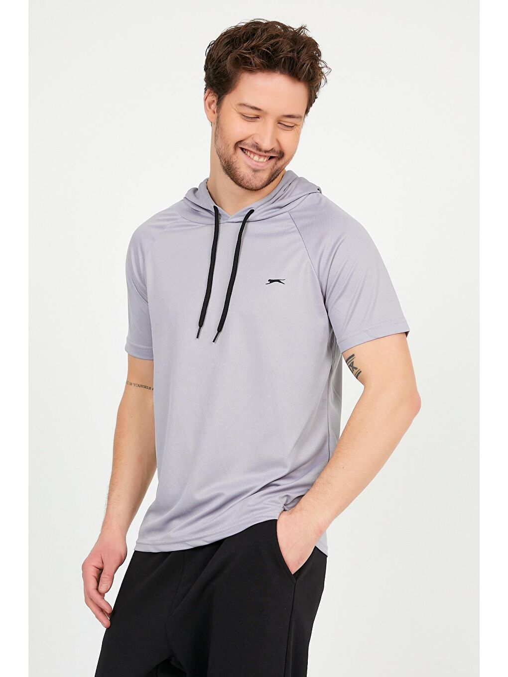 SLAZENGER Gri RAGNA Erkek T-Shirt Gri