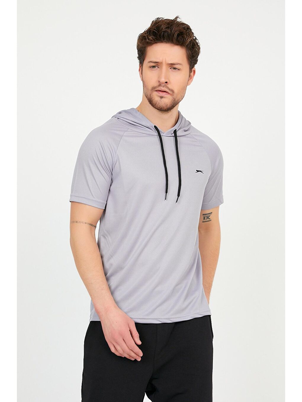 SLAZENGER Gri RAGNA Erkek T-Shirt Gri - 1